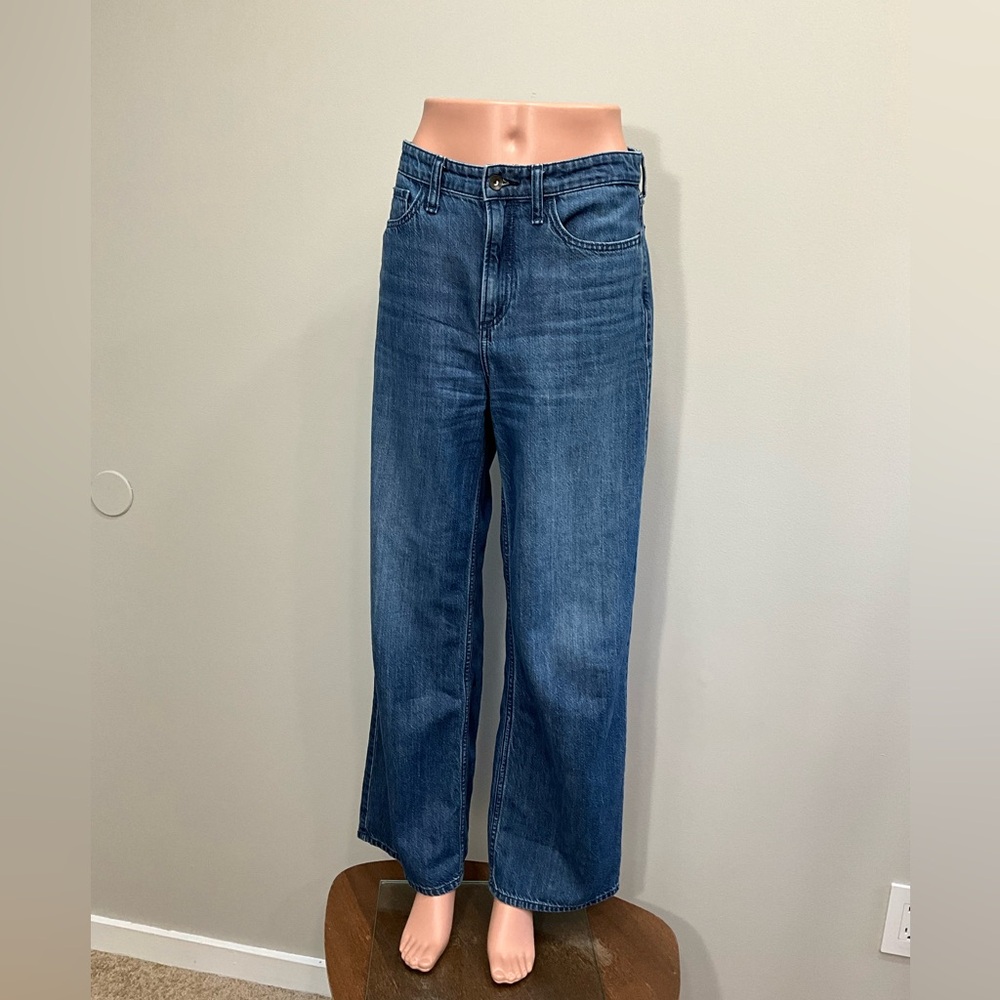 RAG & BONE Lori Mid Rise Wide Leg Jeans Blue Size 26 - Picture 3 of 11